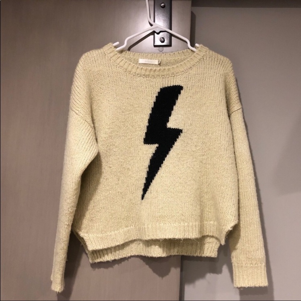 LF lightening bolt sweater